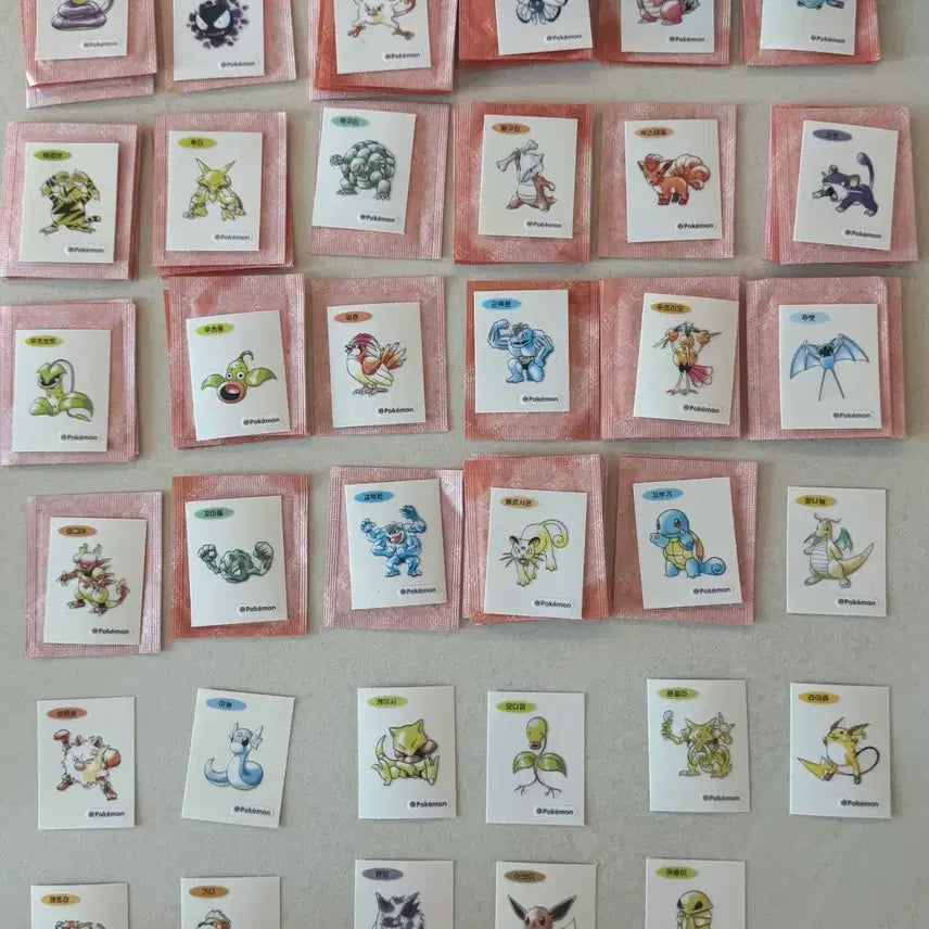 [BUNJANG] Pokemon 30th Anniversary Art Seal Bundle / 포켓몬 띠부씰 30주년 아트씰 판매