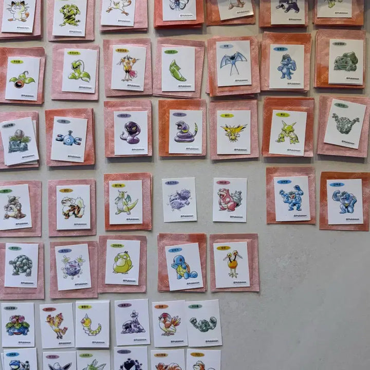 [BUNJANG] Pokemon 30th Anniversary Art Seal Bundle / 포켓몬 띠부씰 30주년 아트씰 판매