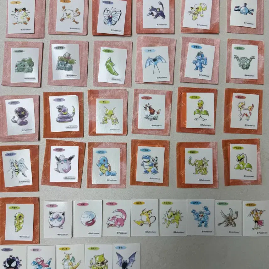 [BUNJANG] Pokemon 30th Anniversary Art Seal Bundle / 포켓몬 띠부씰 30주년 아트씰 판매