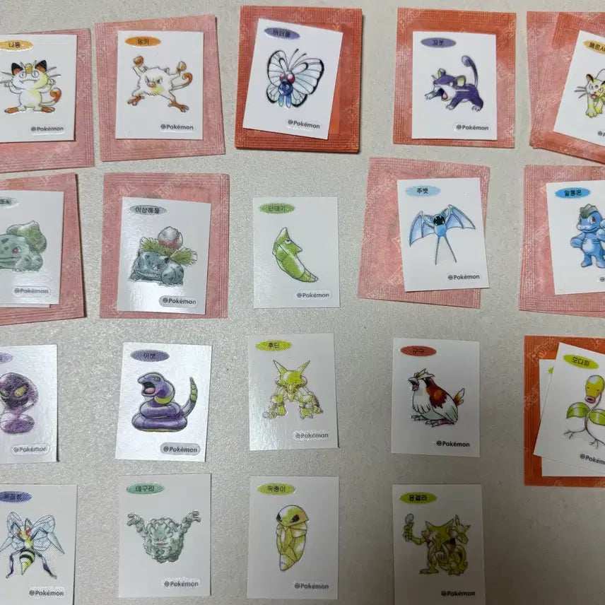 [BUNJANG] Pokemon 30th Anniversary Art Seal Bundle / 포켓몬 띠부씰 30주년 아트씰 판매