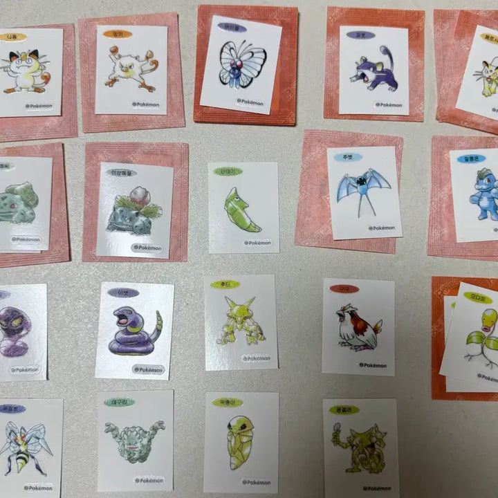 [BUNJANG] Pokemon 30th Anniversary Art Seal Bundle / 포켓몬 띠부씰 30주년 아트씰 판매