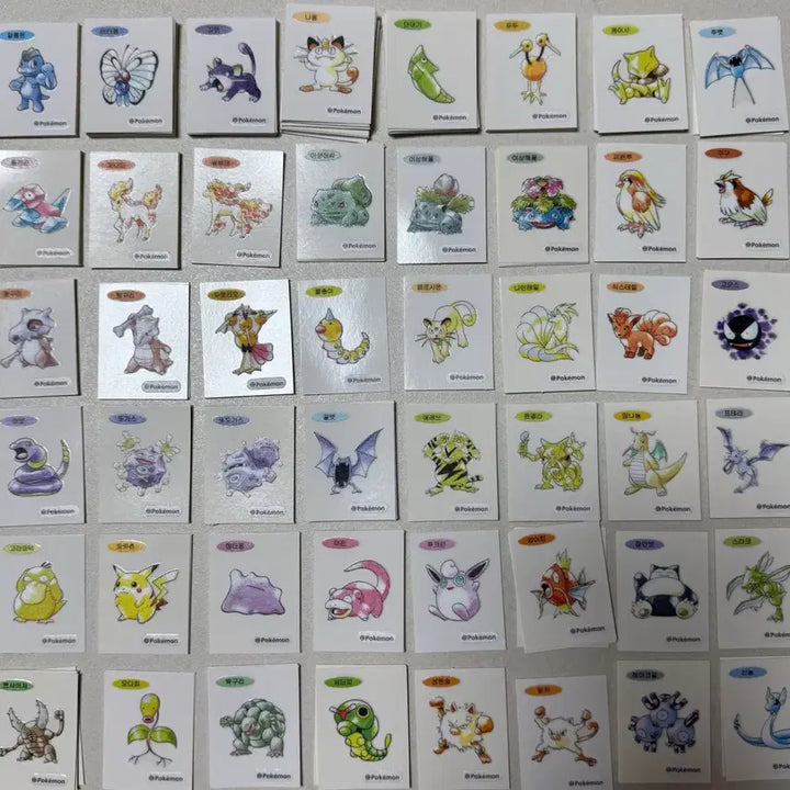 [BUNJANG] Pokemon 30th Anniversary Art Seal Bundle / 포켓몬 띠부씰 30주년 아트씰 판매