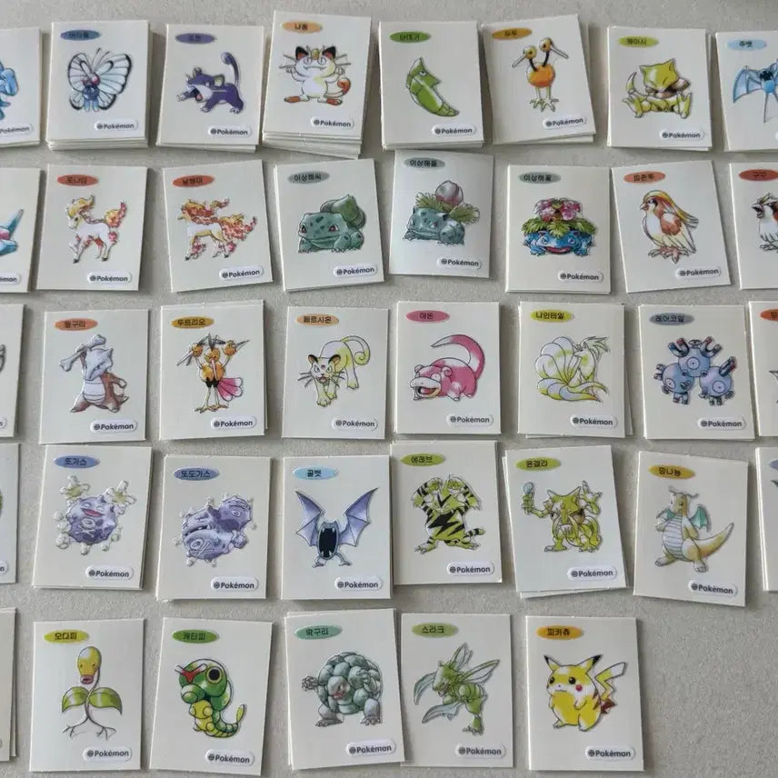 [BUNJANG] Pokemon 30th Anniversary Art Seal Bundle / 포켓몬 띠부씰 30주년 아트씰 판매