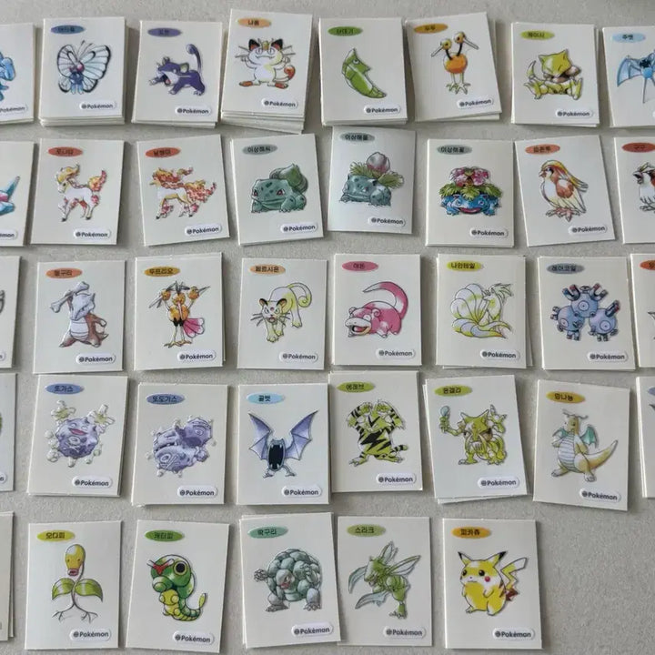 [BUNJANG] Pokemon 30th Anniversary Art Seal Bundle / 포켓몬 띠부씰 30주년 아트씰 판매