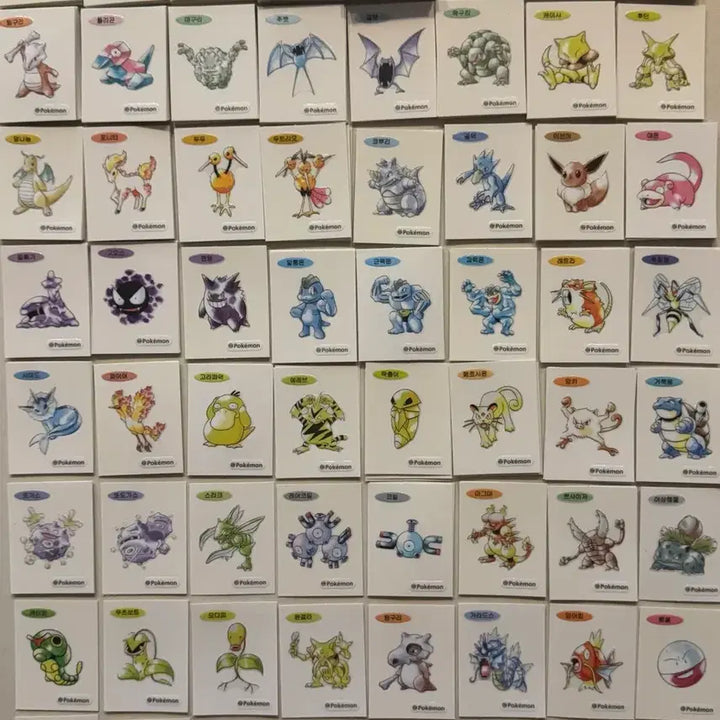 [BUNJANG] Pokemon 30th Anniversary Art Seal Bundle / 포켓몬 띠부씰 30주년 아트씰 판매