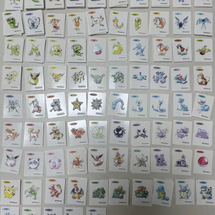 [BUNJANG] Pokemon 30th Anniversary Art Seal Bundle / 포켓몬 띠부씰 30주년 아트씰 판매