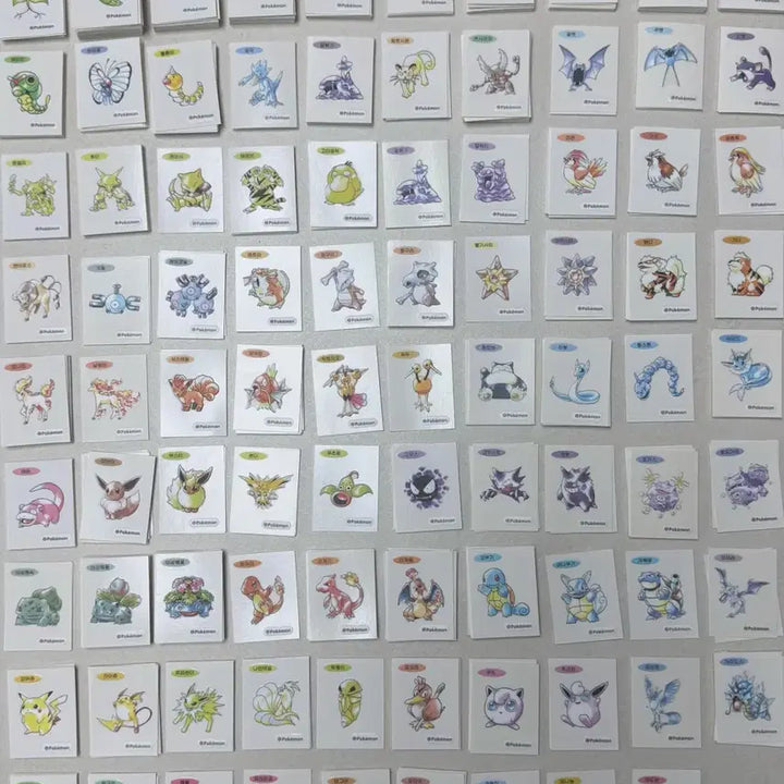 [BUNJANG] Pokemon 30th Anniversary Art Seal Bundle / 포켓몬 띠부씰 30주년 아트씰 판매