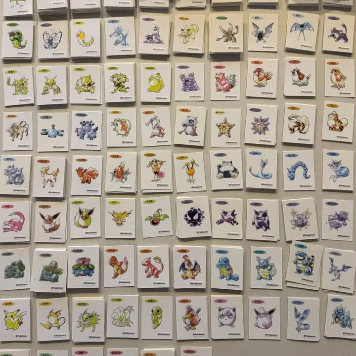 [BUNJANG] Pokemon 30th Anniversary Art Seal Bundle / 포켓몬 띠부씰 30주년 아트씰 판매