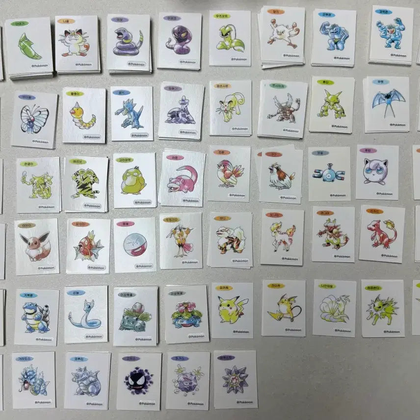 [BUNJANG] Pokemon 30th Anniversary Art Seal Bundle / 포켓몬 띠부씰 30주년 아트씰 판매