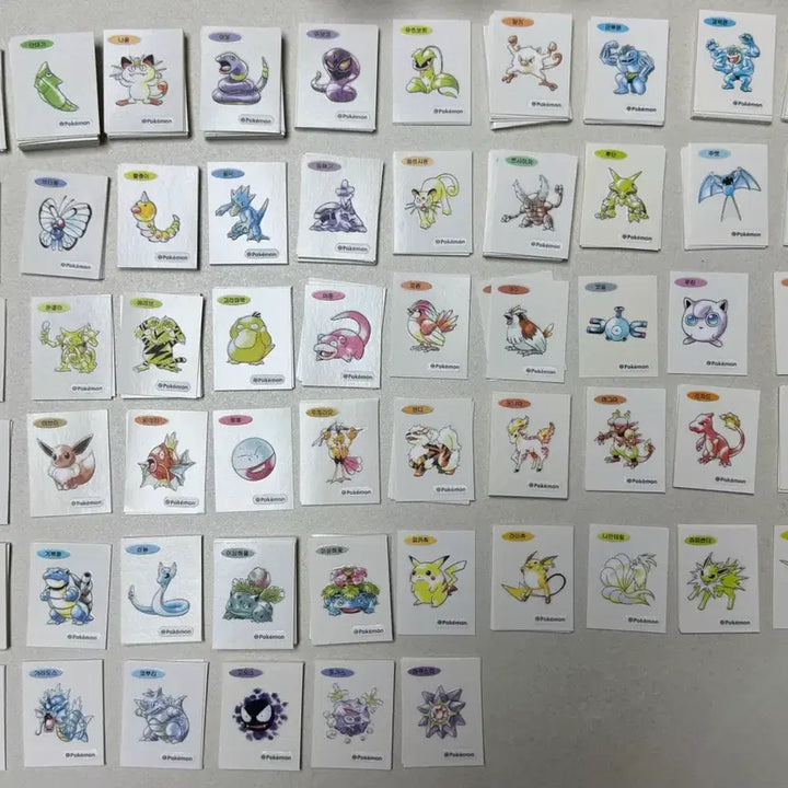 [BUNJANG] Pokemon 30th Anniversary Art Seal Bundle / 포켓몬 띠부씰 30주년 아트씰 판매