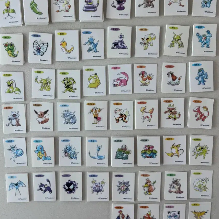 [BUNJANG] Pokemon 30th Anniversary Art Seal Bundle / 포켓몬 띠부씰 30주년 아트씰 판매