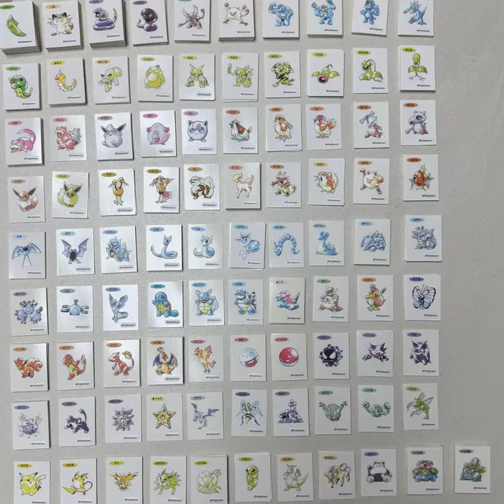[BUNJANG] Pokemon 30th Anniversary Art Seal Bundle / 포켓몬 띠부씰 30주년 아트씰 판매
