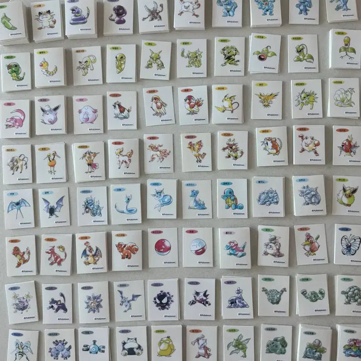 [BUNJANG] Pokemon 30th Anniversary Art Seal Bundle / 포켓몬 띠부씰 30주년 아트씰 판매