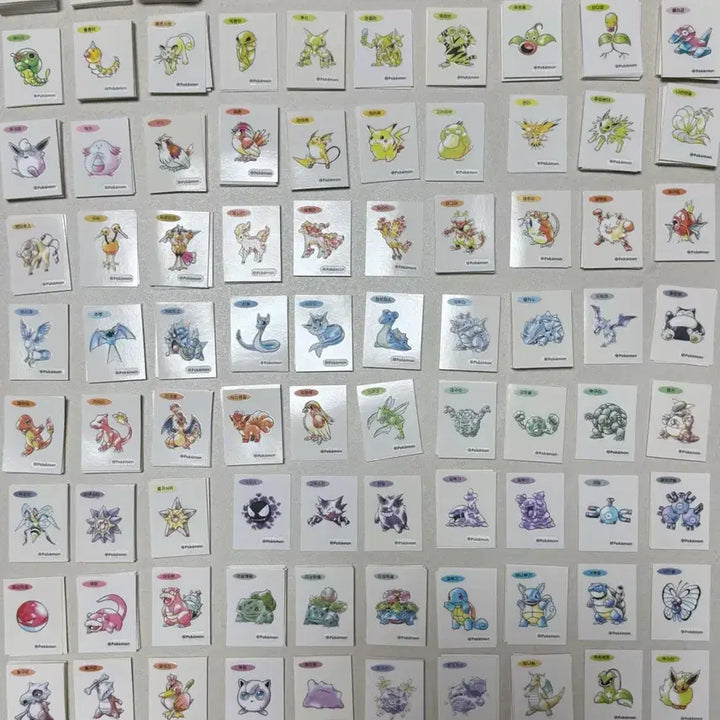 [BUNJANG] Pokemon 30th Anniversary Art Seal Bundle / 포켓몬 띠부씰 30주년 아트씰 판매