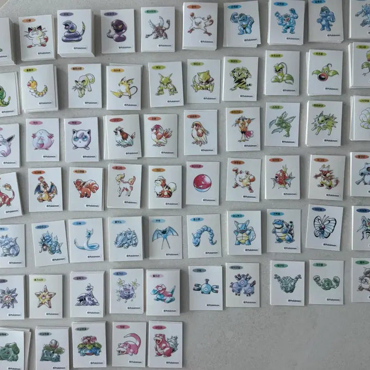 [BUNJANG] Pokemon 30th Anniversary Art Seal Bundle / 포켓몬 띠부씰 30주년 아트씰 판매