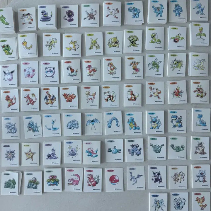 [BUNJANG] Pokemon 30th Anniversary Art Seal Bundle / 포켓몬 띠부씰 30주년 아트씰 판매