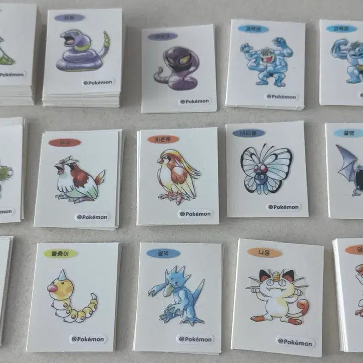 [BUNJANG] Pokemon 30th Anniversary Art Seal Bundle / 포켓몬 띠부씰 30주년 아트씰 판매