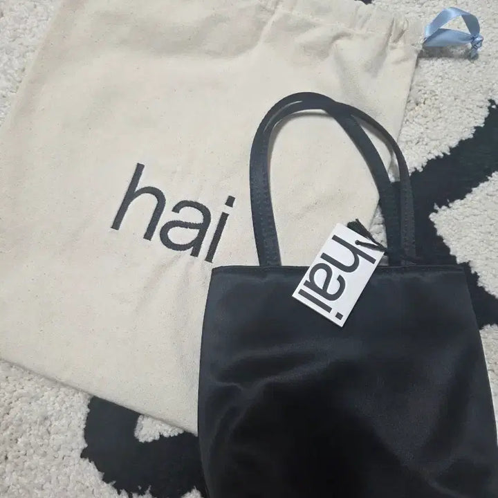 [SOLD OUT] 하이(hai) 리틀 실크백 블랙