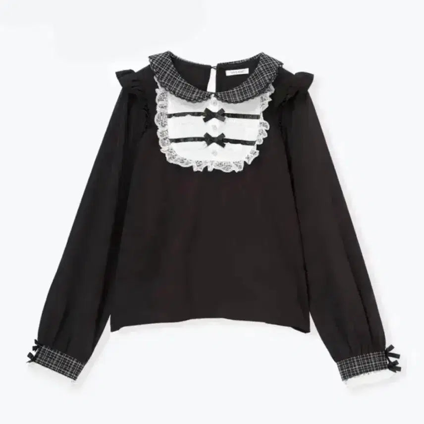 [BUNJANG] Noemi Double Ribbon Blouse / 교판)노에미 더블리본 블라우스