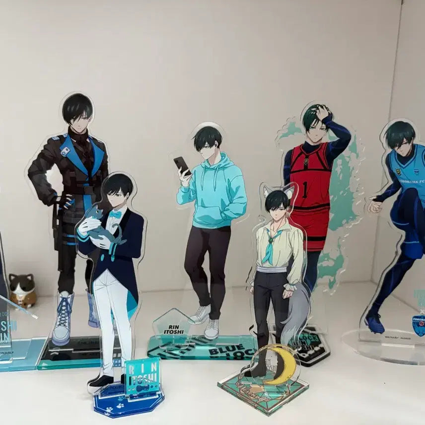 [BUNJANG] BLUELOCK Itoshi Rin Acrylic Stand Set (7 Pieces) / 블루록 이토시 린 아크릴 스탠드 일괄 7개