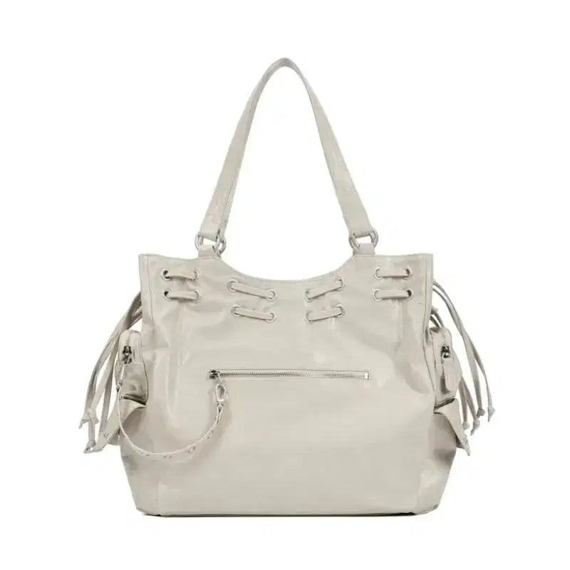 [BUNJANG] DEINET New Stud String Big Bag Beige / 다이닛 DEINET 뉴 스터드 스트링 빅백 베이지