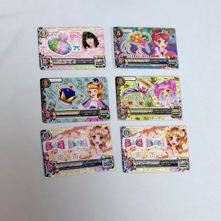 [BUNJANG] Aikatsu! Idol Activity Accessory Cards Japanese Version Bundle Set Madoka Akari Kaede Momo Sky / 아이카츠 아이엠스타 악세 카드 일판 일괄 마도카 아카리 카에데 모모 하늘