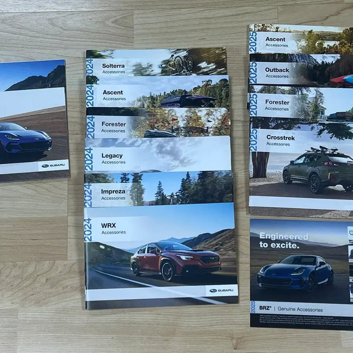 [BUNJANG] Vintage Automotive Catalog Collection (Kia, Lincoln, Jeep, Honda, Acura, Nissan, Subaru, Lexus) / 미국 자동차 카탈로그 (기아/링컨/지프/혼다/어큐라/닛산/스바루/렉서스)