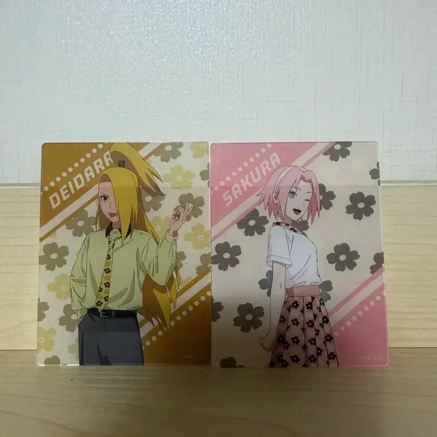 [BUNJANG] Naruto Acrylic Card Bundle Set Sakura &amp; Deidara / 나루토 아크릴카드 일괄