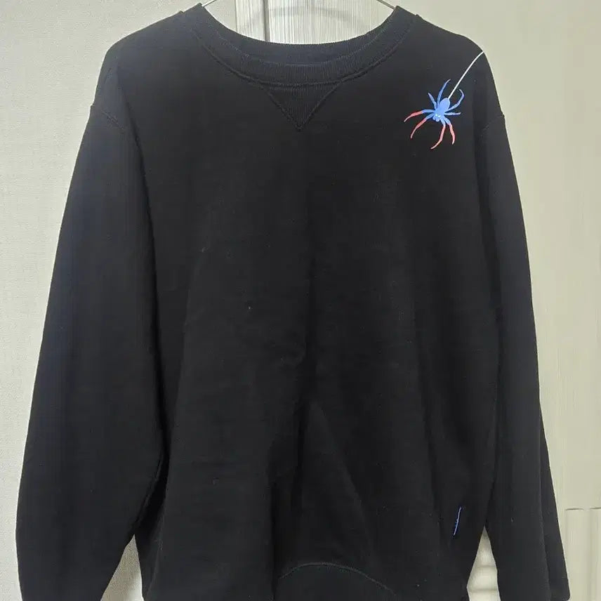 [BUNJANG] L.LAMO Spider Graphic Fleece Sweatshirt (L) / L.LAMO(엘라모) 기모맨투맨 팝니다.(택배포함가격)