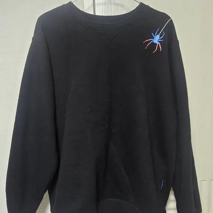 [BUNJANG] L.LAMO Spider Graphic Fleece Sweatshirt (L) / L.LAMO(엘라모) 기모맨투맨 팝니다.(택배포함가격)