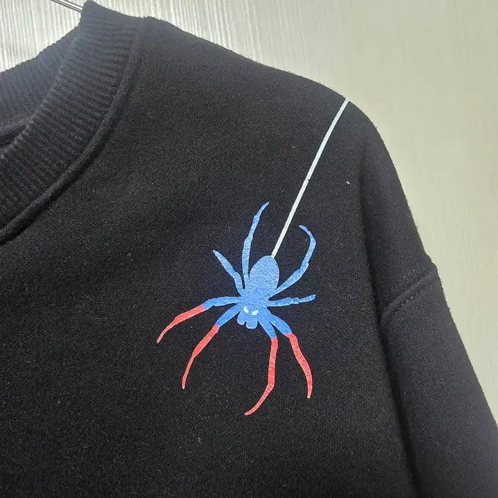 [BUNJANG] L.LAMO Spider Graphic Fleece Sweatshirt (L) / L.LAMO(엘라모) 기모맨투맨 팝니다.(택배포함가격)
