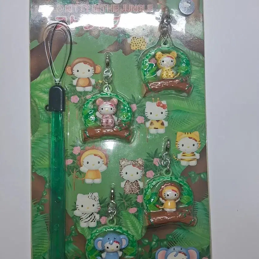 [BUNJANG] Vintage Hello Kitty Jungle Series Strap / 고전키티스트랩