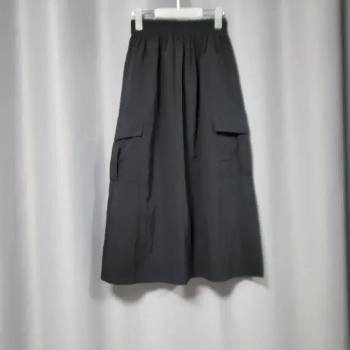 [BUNJANG] Crisp Cargo Long Skirt / 바스락 카고 롱스커트