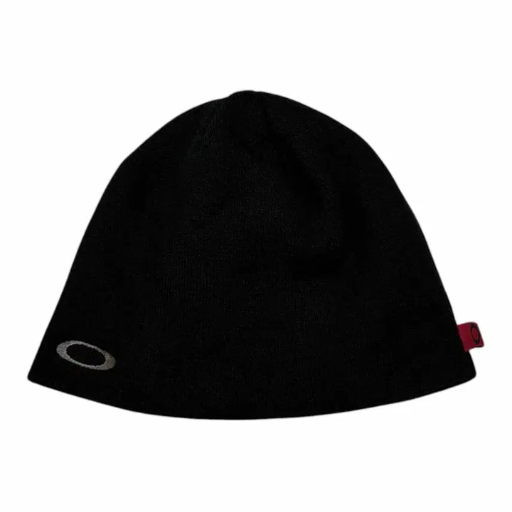 [BUNJANG] Oakley Y2K Acrylic Beanie Hat Black / 오클리 Y2K 아크릴 비니 모자 블랙