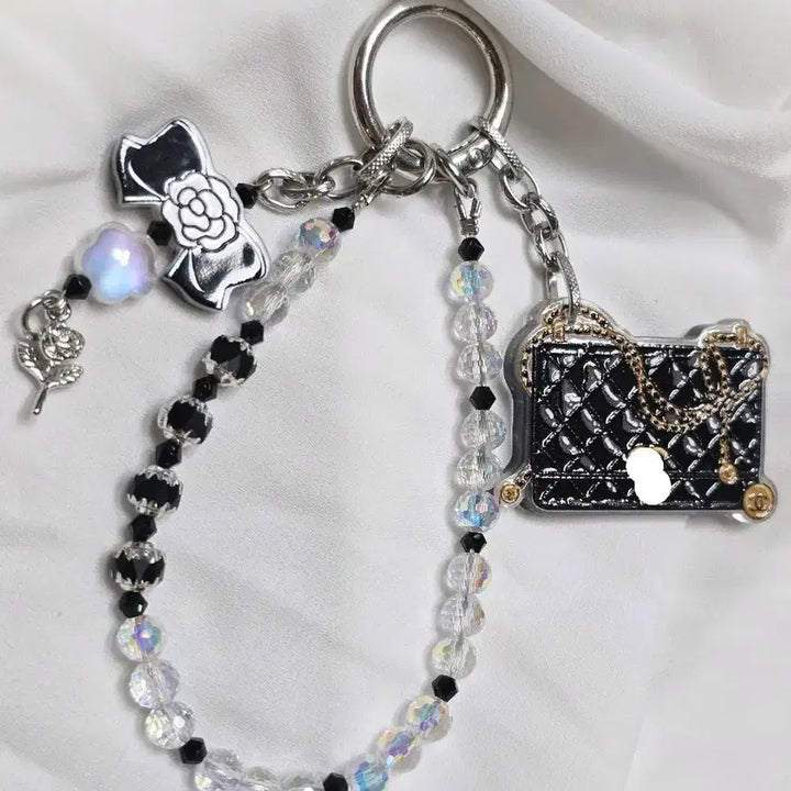 [BUNJANG] Handmade Crystal Strap Keychain / 핸드메이드키링