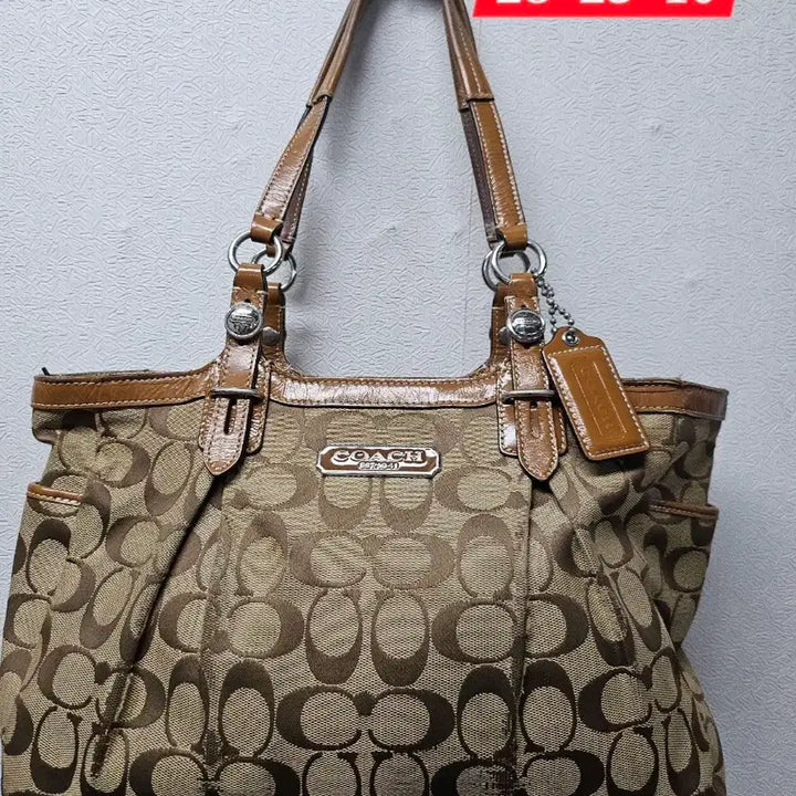 [BUNJANG] Coach Monogram Shoulder Bag / 코치 모노그램 숄더백