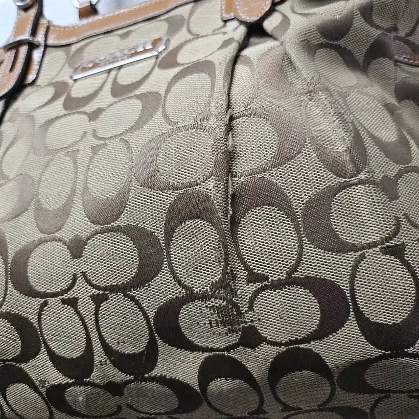 [BUNJANG] Coach Monogram Shoulder Bag / 코치 모노그램 숄더백
