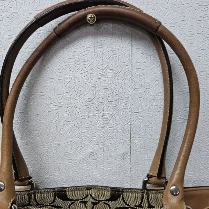 [BUNJANG] Coach Jacquard Pattern Shoulder Bag / 코치 쟈카드 패턴 숄더백