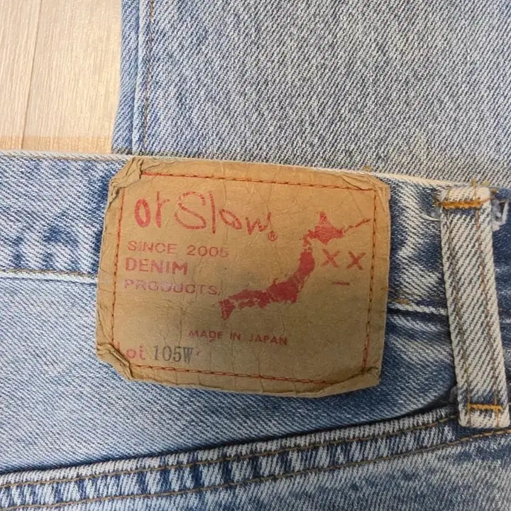 [BUNJANG] OrSlow 105 Sky Blue Jeans XL / orslow 오어슬로우 105 스카이블루  xl