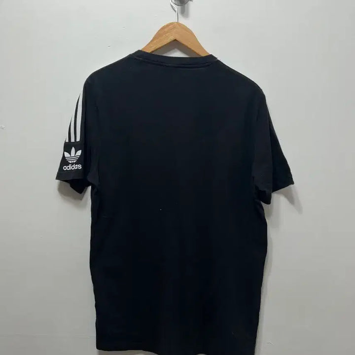 [BUNJANG] Adidas Three-Stripes Black T-Shirt M / 아디다스 삼선 블랙 반팔 티셔츠 M