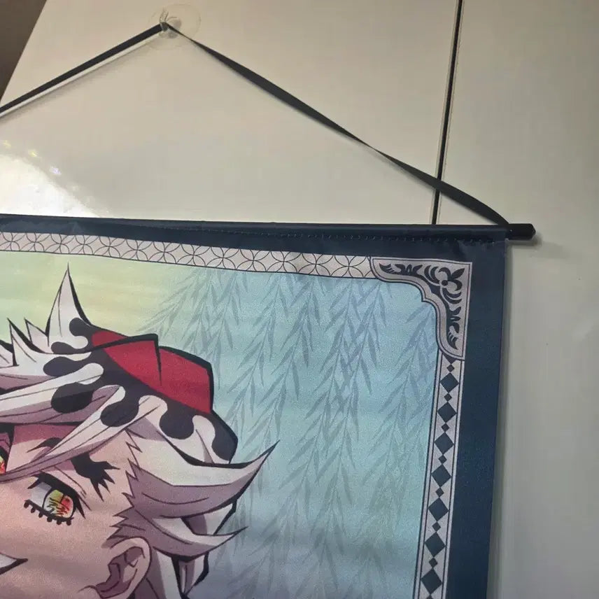 [BUNJANG] Demon Slayer Doma Limited Edition Tapestry / 귀칼 팝업 한정판 도우마 태피스트리 + 스틸컷 파샤 9장 세트
