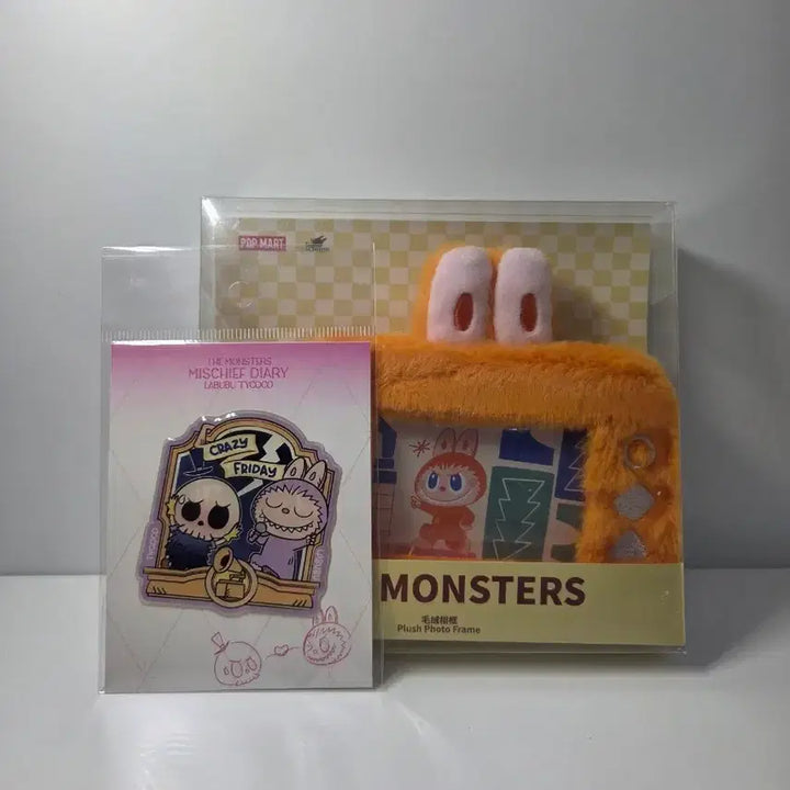 [BUNJANG] Pop Mart Labubu Bougie Frame Sticker Set / 팝마트 라부부 뽀글이 액자, 스티커 판매합니다