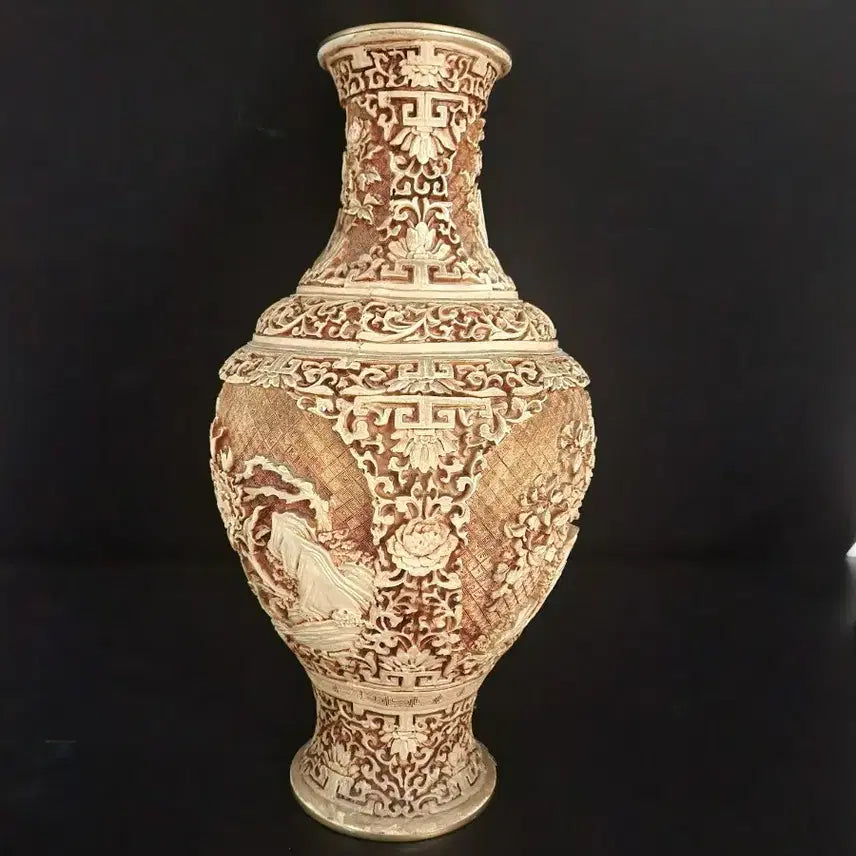 [BUNJANG] Chinese Ceramic Vase / (급매) 동 화병 높이36.5cm구연부9cm 중국도자기