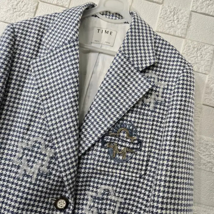 [BUNJANG] Time 23 Houndstooth Jacket / 타임 23년 하운드투스 자켓 새상급