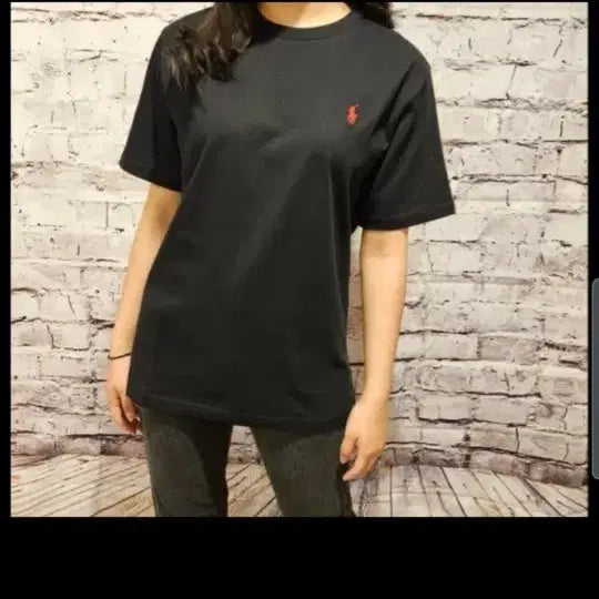 [BUNJANG] Polo Ralph Lauren Black T-Shirt L / 폴로랄프로렌 블랙 반팔티.  L