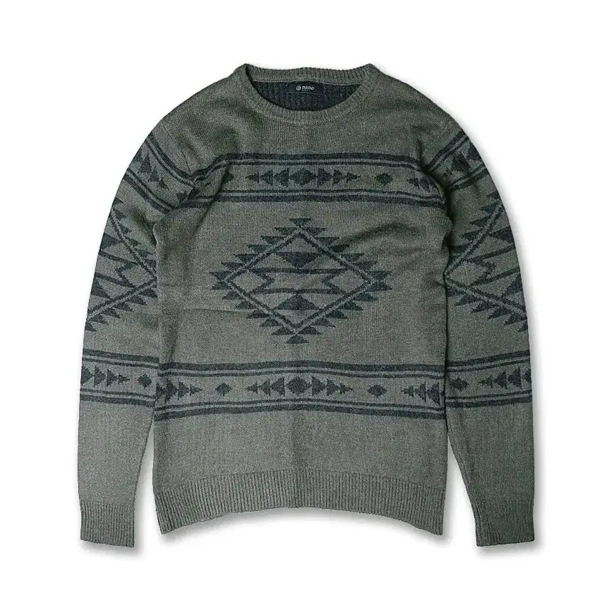 [BUNJANG] Nano Universe Ethnic Knit Sweater / 할인