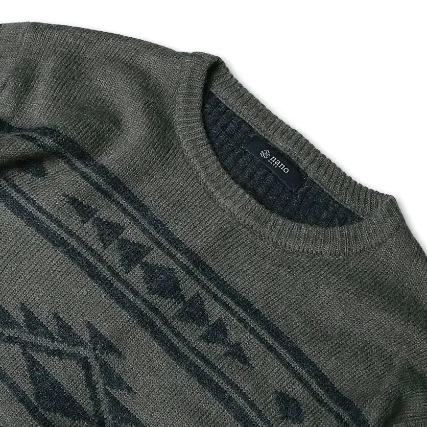 [BUNJANG] Nano Universe Ethnic Knit Sweater / 할인