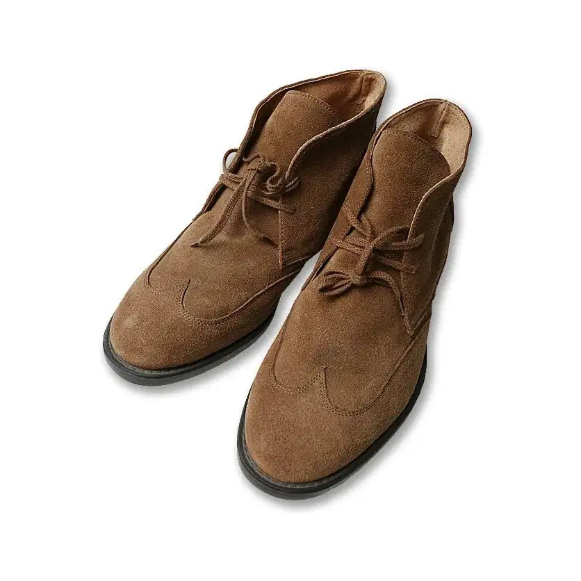 [BUNJANG] Cantarelli Italian Suede Wing-Tip Boots / 칸타렐리 [Cantarelli] 이태리 스웨이드 윙팁 부츠 가죽워커