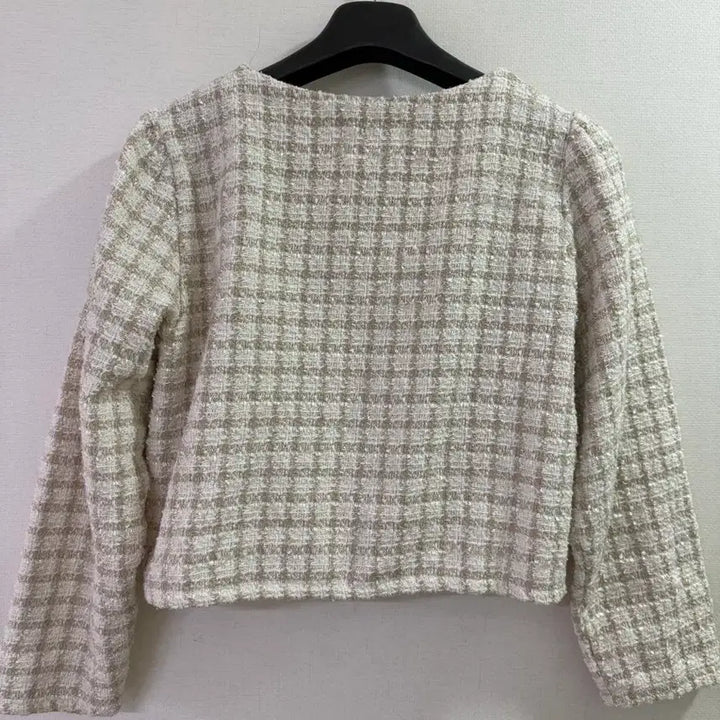[BUNJANG] Ivory Tweed Cropped Jacket / 트위드자켓 아이보리