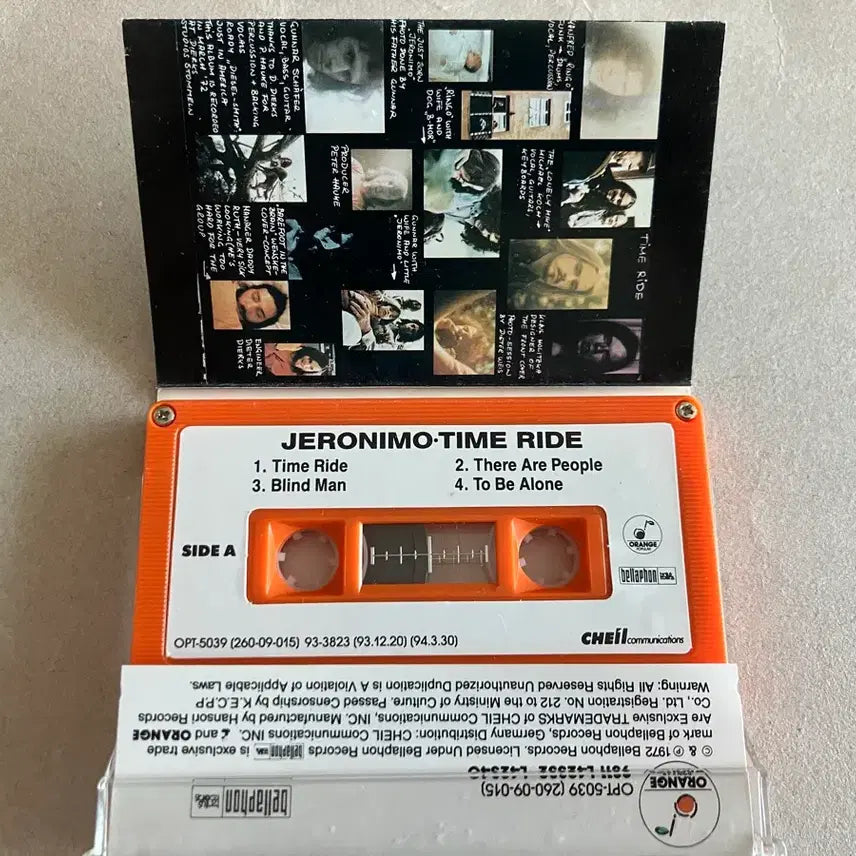 [BUNJANG] Jeronimo Time Ride Cassette Tape / 제로니모 Jeronimo Time Ride 카세트테이프